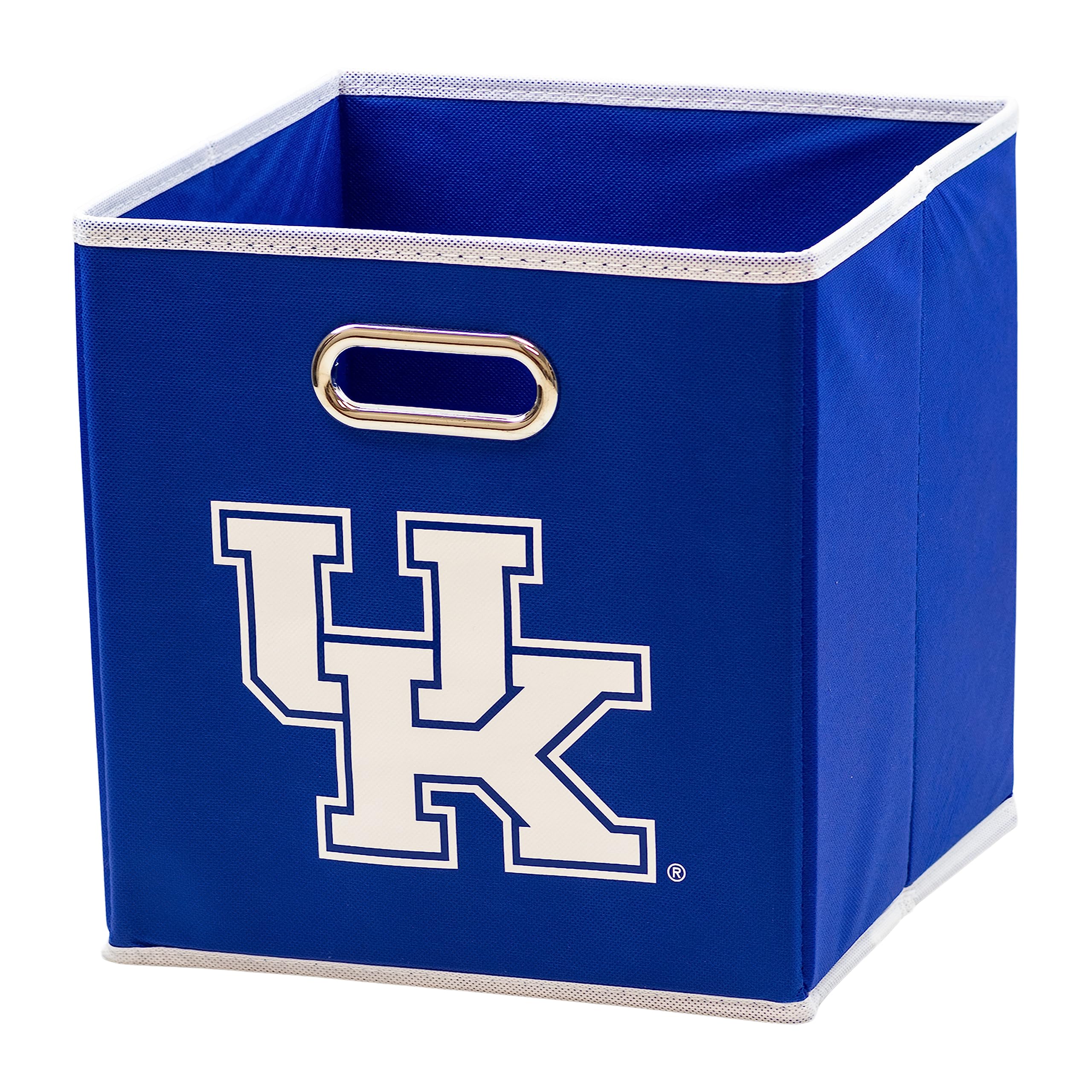 Franklin Sports NCAA Kentucky Wildcats Collapsible Storage Bin - Made to Fit Storage Bin Shelf Organizers - 10.5 x 10.5