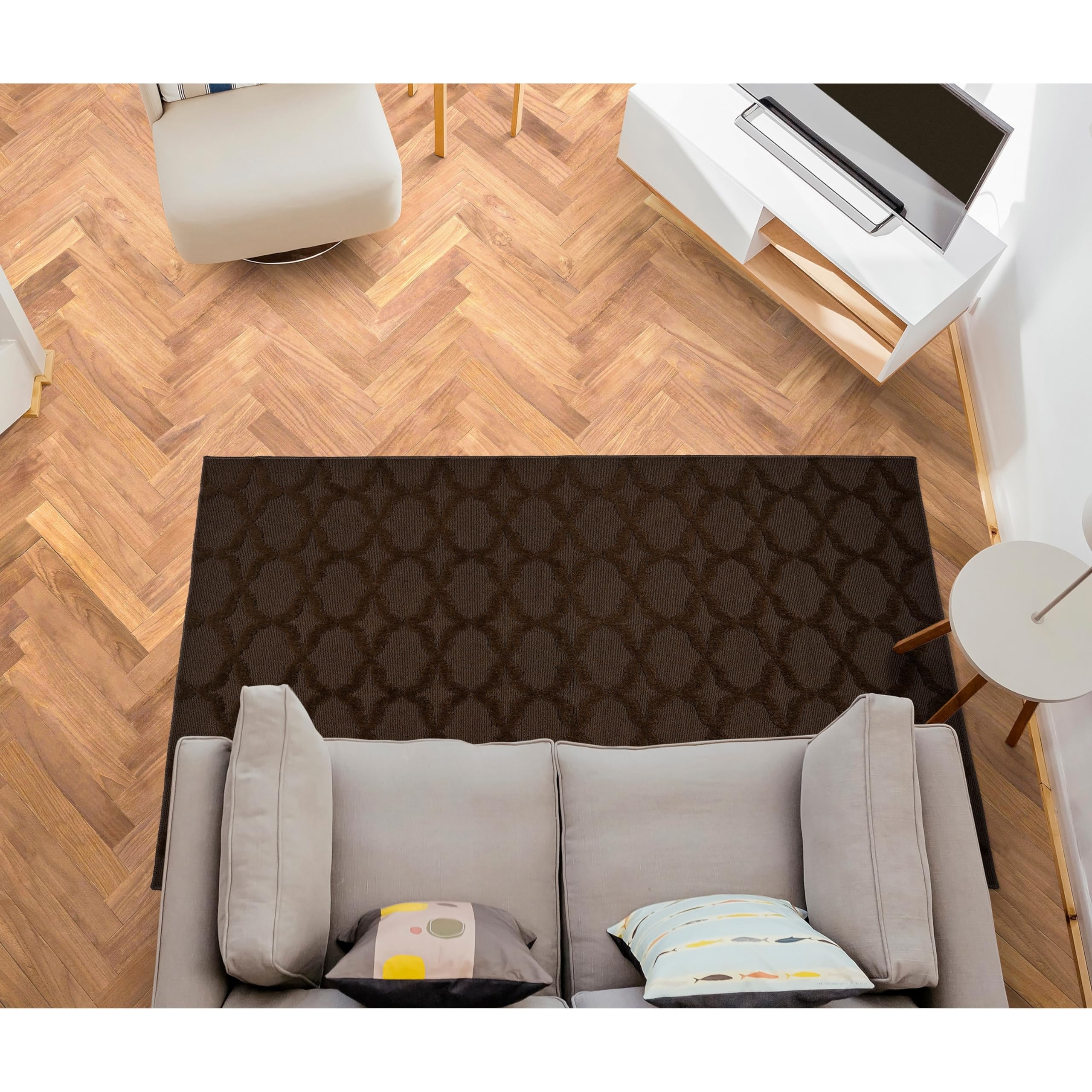 Garland Rug Sparta Area Rug, 9 x 12, Mocha