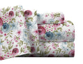Pointehaven Flannel Deep Pocket Set With Oversized Flat Sheet, Queen, Sylvan