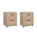 2 Drawer Nightstand - Set of 2