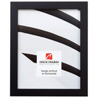 Craig Frames Confetti, Modern Black Picture Frame, 20 x 27 Inch
