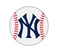 Mlb  New York Yankees Baseball Rug  27In. Diameter