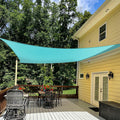 Tang Sunshdes Depot 15' X 22' Sun Shade Sail Rectangle Canopy Shade Cover Uv Block For Backyard Pergola Porch Deck Garden Patio