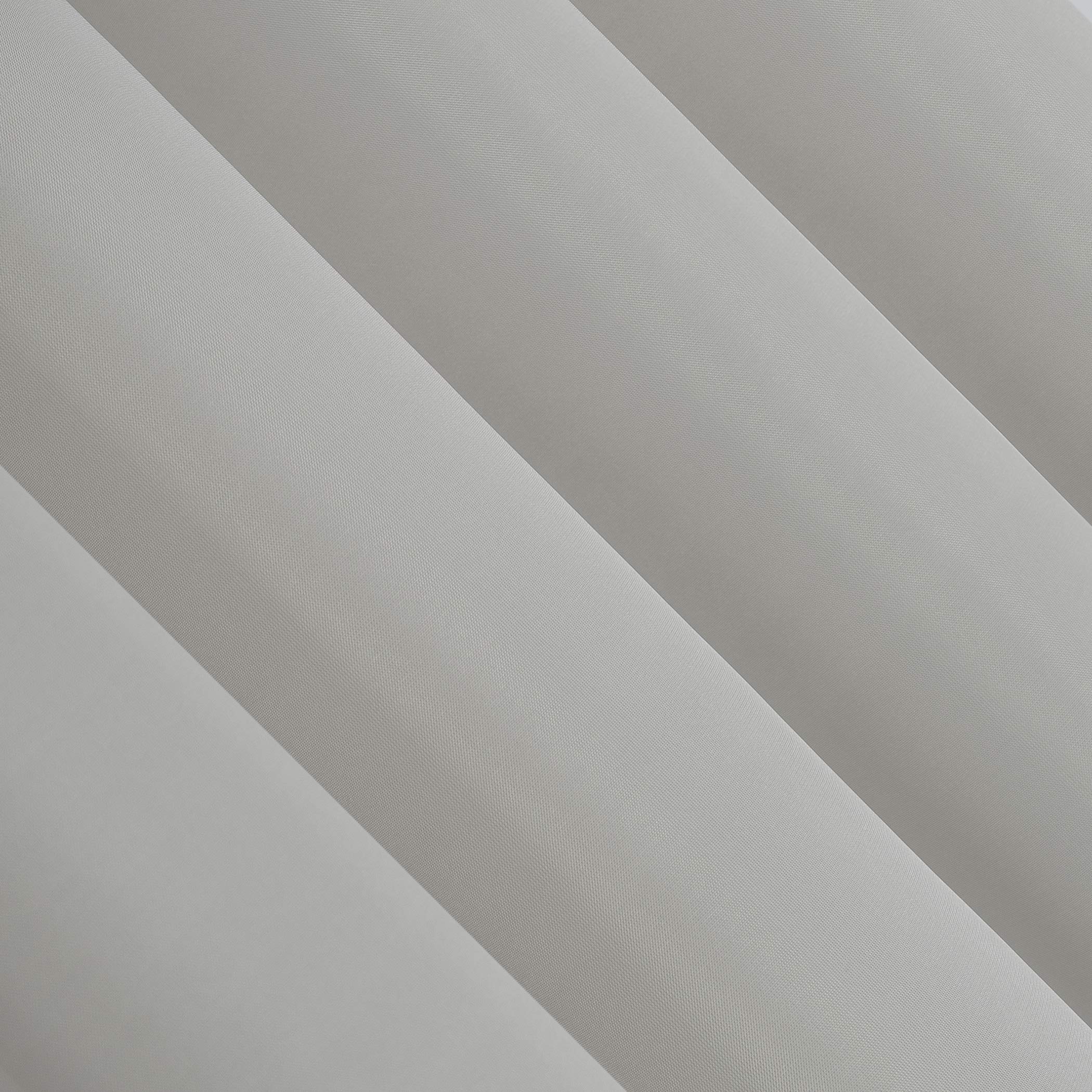 No. 918 Emily Sheer Voile Rod Pocket Curtain Panel, 59'' X 63'', Silver Gray