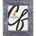 Craig Frames American Barn, 24x31 Picture Frame, Faux Barnwood, Blue