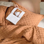 Bedsure King Size Quilt Set - Lightweight Summer Quilt King - Hazel Brown Bedspread King Size - Bedding Coverlet For All Seasons