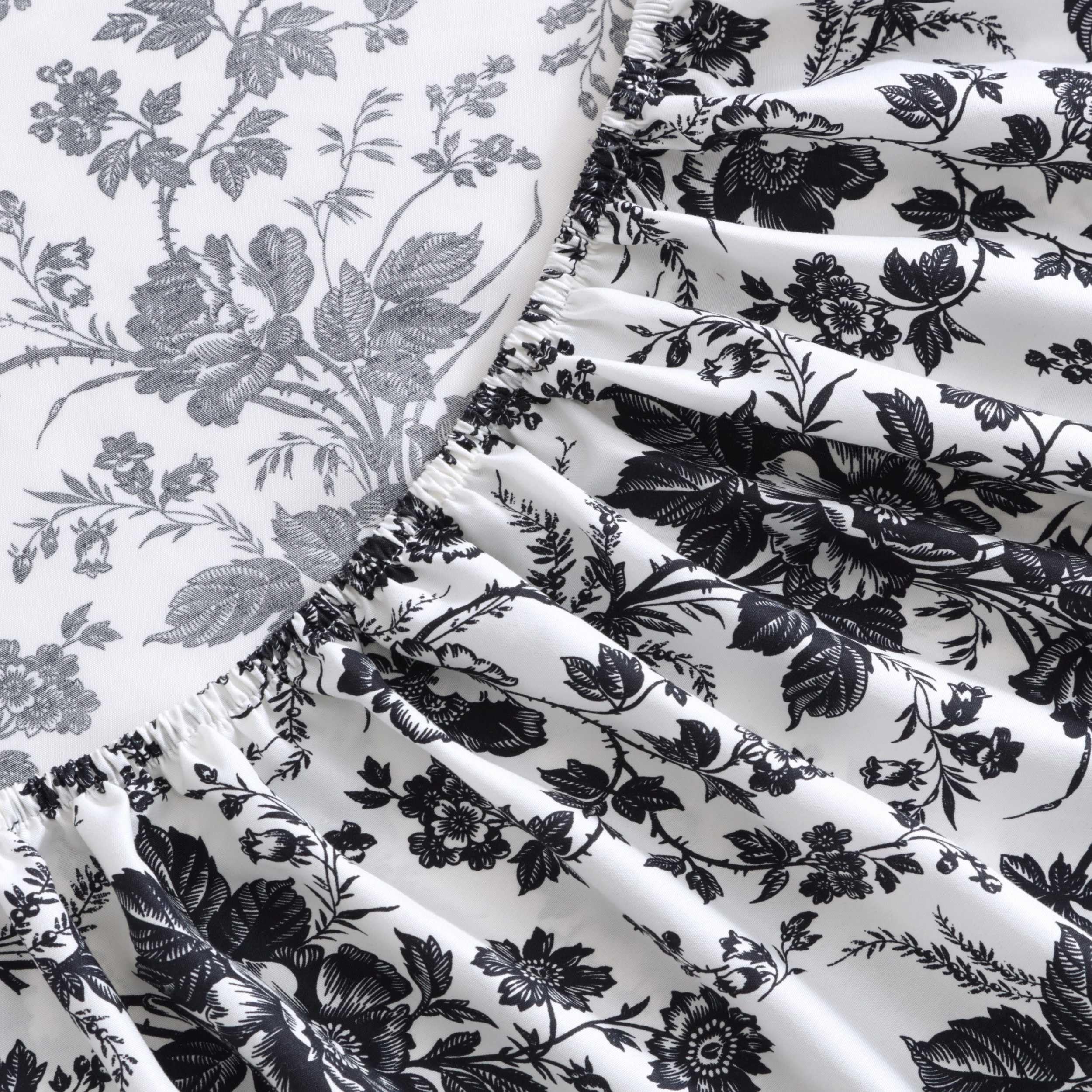 Betsey Johnson - Twin Sheets, Soft & Lightweight Bedding, Fade & Wrinkle Resistant, Ideal Valentine'S Day Gifts (Betseys Toile Black, Twin)