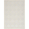 Nourison Easy Care Indoor/Outdoor Ivory/White 2' X 4' Area Rug, Easy Cleaning, Non Shedding, Bed Room, Living Room, Dining Room,