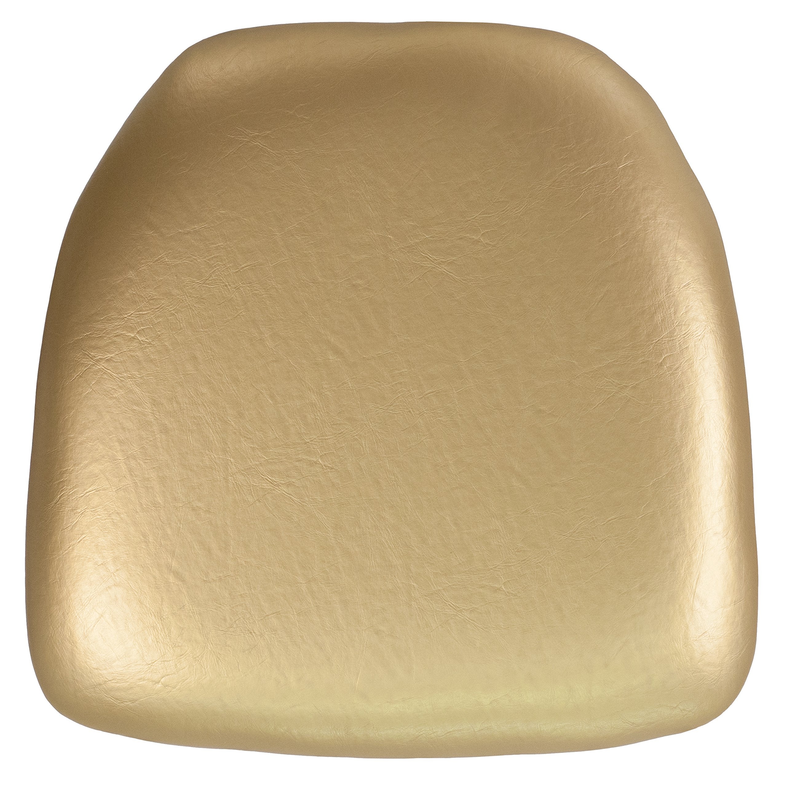 20 Pk. Hard Gold Vinyl Chiavari Chair Cushion