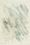 HomeRoots Decor 2'2' x 7'6' Runner Polypropelene Ivory/Grey Area Rug