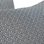 Blazing Needles Square Polyester Jacquard Throw Pillows, 17", Hazeltsb Domino 2 Count