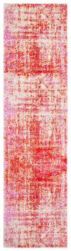 Safavieh Adirondack Collection Area Rug - 6' X 9', Red & Gold, Modern Abstract Design, Non-Shedding & Easy Care, Ideal For High