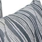 Blazing Needles Square Polyester Jacquard Throw Pillow, 17", Clove Minera