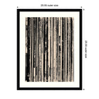 33 RPM Black and White by Robert Cadloff Framed Wall Art Print