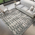 Dalyn Rugs Brisbane Br8 Aztec Trellis Silver 5' X 7'6"