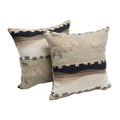Blazing Needles Jacquard Chenille Throw Pillow, 17", Dessert Horizon 2 Count