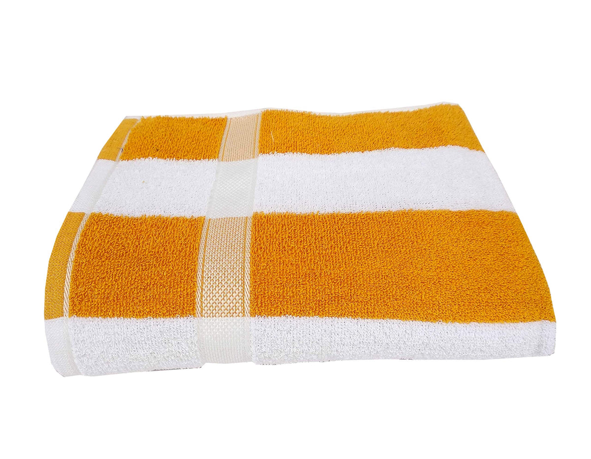 Space Fly Cotton Super Absorbent Towels Big Size Bath Towels in Multi Color (28X57 Inch_Multi, Cabana) (1 Piece)