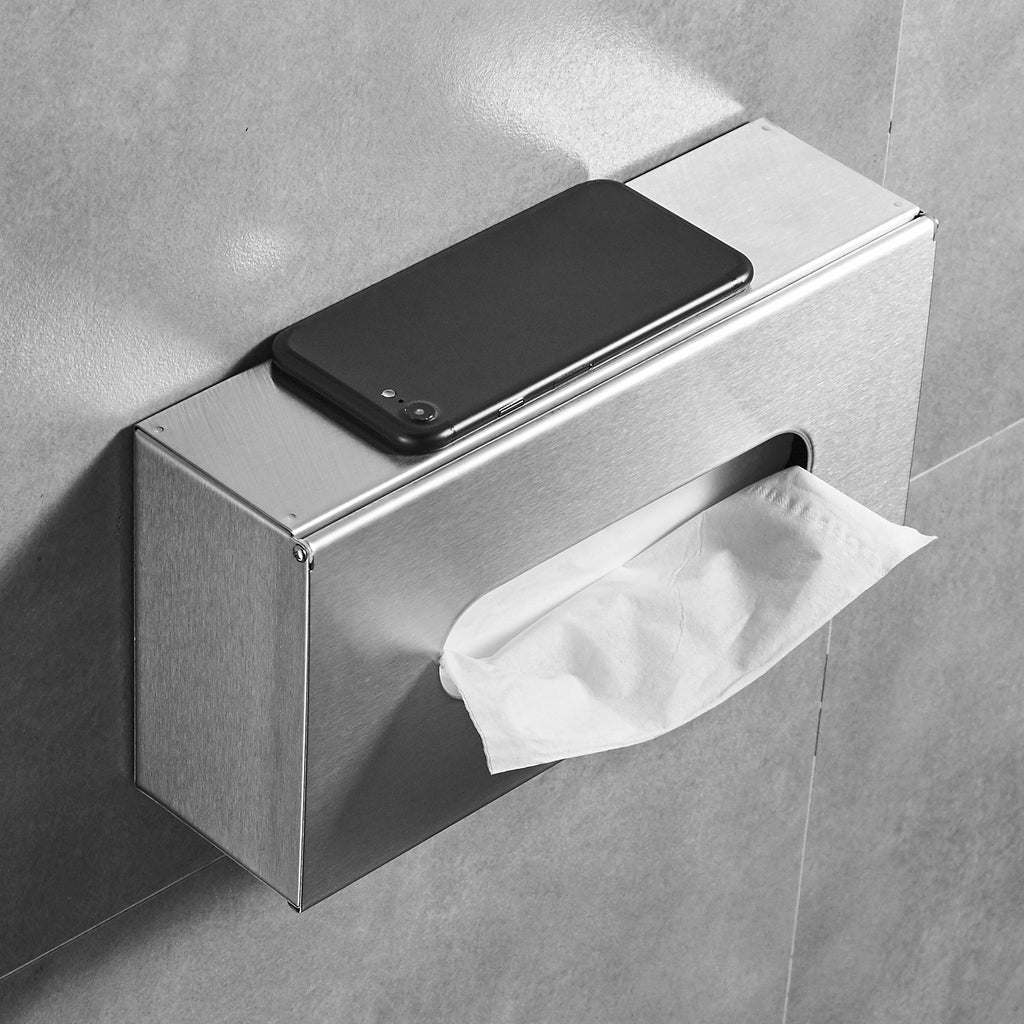 Junsun Rectangular Tissue Box Cover Tissue Box Holder Napkin Holder Tissue Storage Box Facial Tissue Holder Decorative Holder Fo