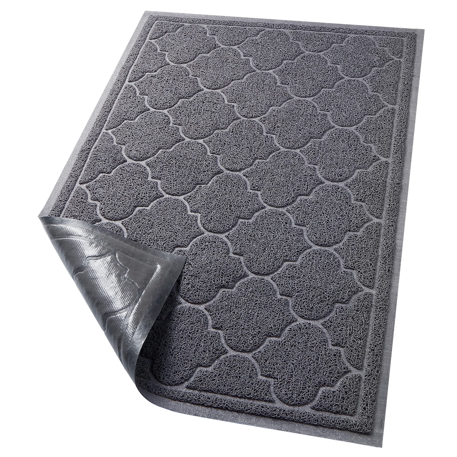 Luxstep Door Mat Large 24X36 Inch Indoor Outdoor Doormat, Non-Slip Low-Profile Design Floor Mat, Durable Trap Dirt And Dust Fron
