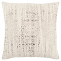 Rizzy Home T13275 Decorative Pillow, 20"X20", Silver/Ivory