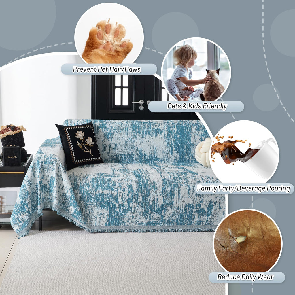 Mysky Home Sectional Couch Cover Khaki Geometric Abstract Sofa Covers For Sectional Sofa L Shape Chenille Couch Protector For Do