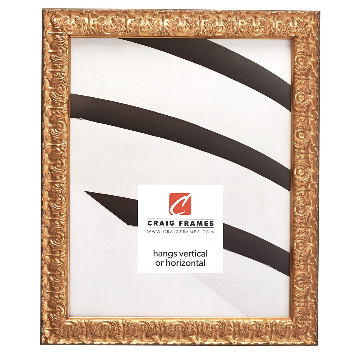 Craig Frames Versailles Picture Frame, 12 x 18 Inch, Gold