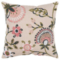 Rizzy Home Floral 20" x 20" Cotton Pillow Cover in Blush