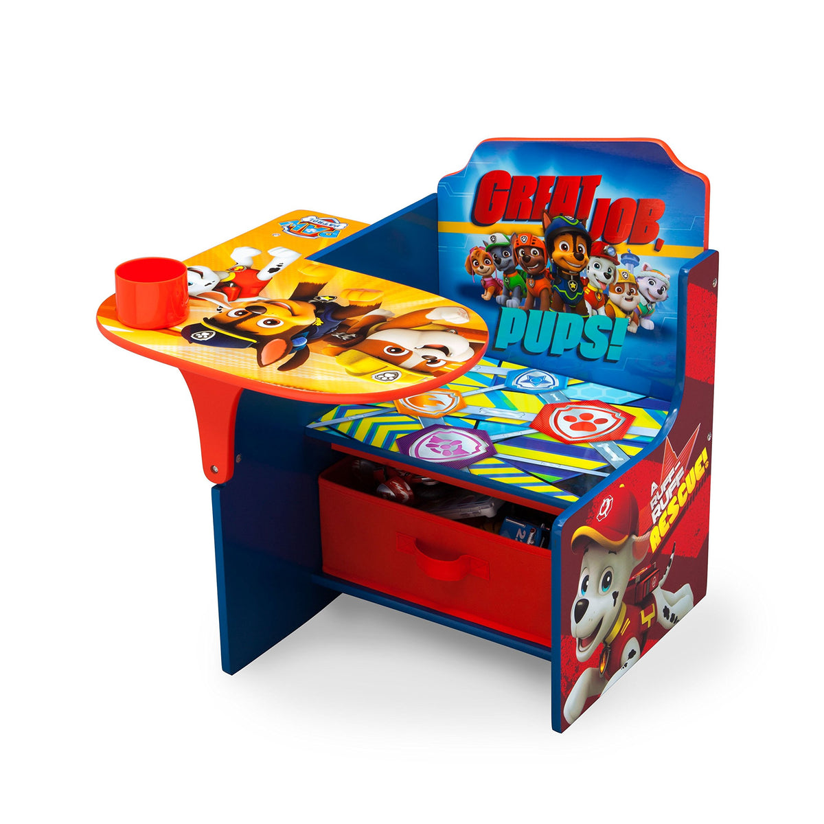 Delta Children Chair Desk With Storage Bin Nick Jr. PAW Patrol Wood Paw Patrol TC85961PW-1121