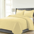 Celeste Home 190 Gsm Full/Queen, Butter Duvet Set- Warm & Cozy - 100% Cotton Flannel Pre-Shrunk - Extra Soft - Comfy - Double Br
