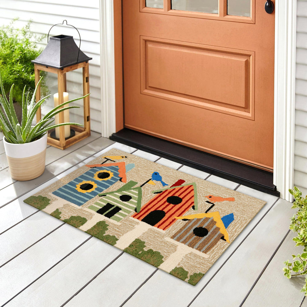 Liora Manne Frontporch Bee Indoor/Outdoor Rug, 2 Ft X 3 Ft