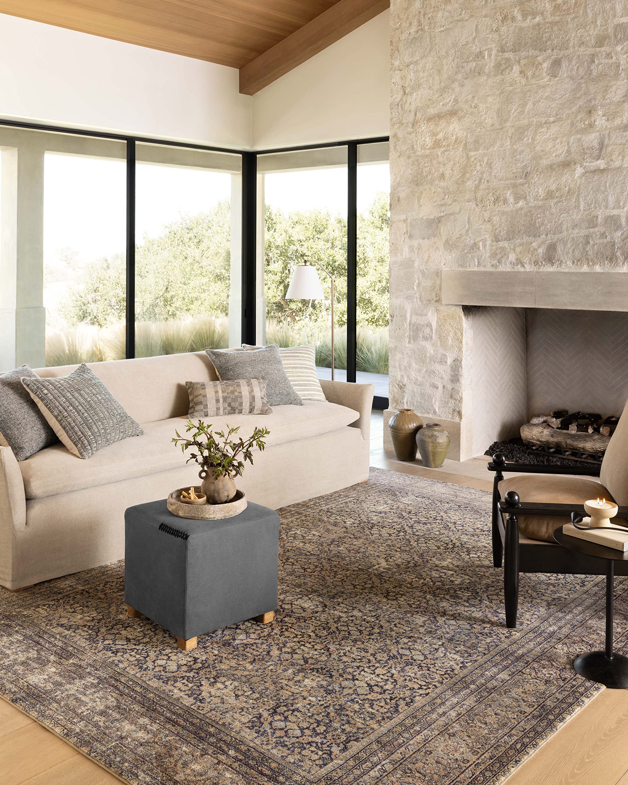 Loloi Amber Lewis x Morgan Denim/Multi 2-3 x 11-6 Runner Rug