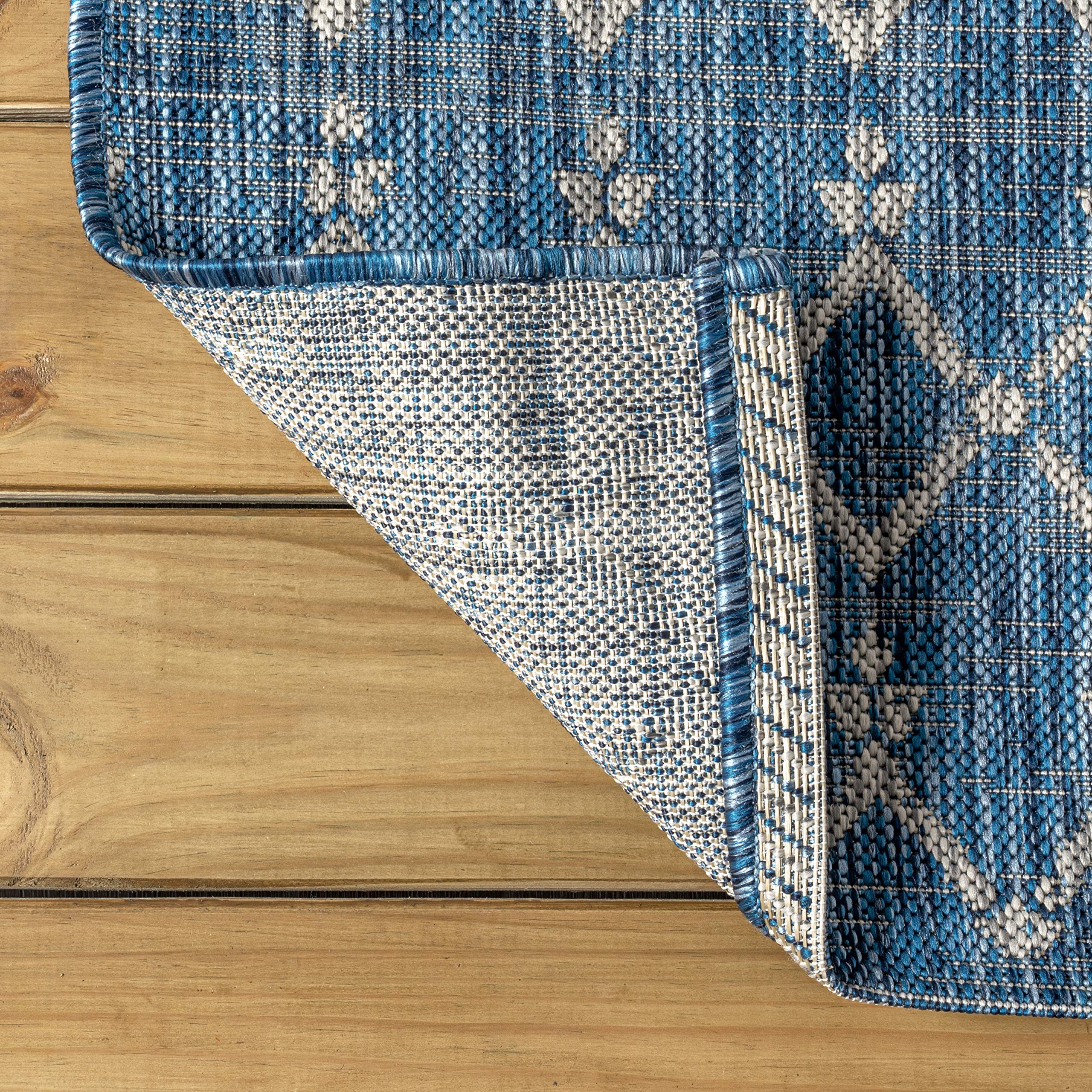 Jonathan Y Smb108B-5R Ourika Moroccan Geometric Textured Weave Indoor Outdoor Area Rug, Bohemian, Rustic, Scandinavian Easy Clea