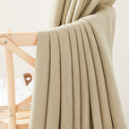 Nicetown Room Darkening Linen Curtains & Drapes, Pinch Pleated Faux Linen Blend Cold/Sun Blocking Curtains Thick Window Dressing