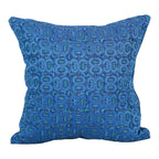 Blazing Needles Square Jacquard Throw Pillows, 17", Mahlika Caspia 2 Count