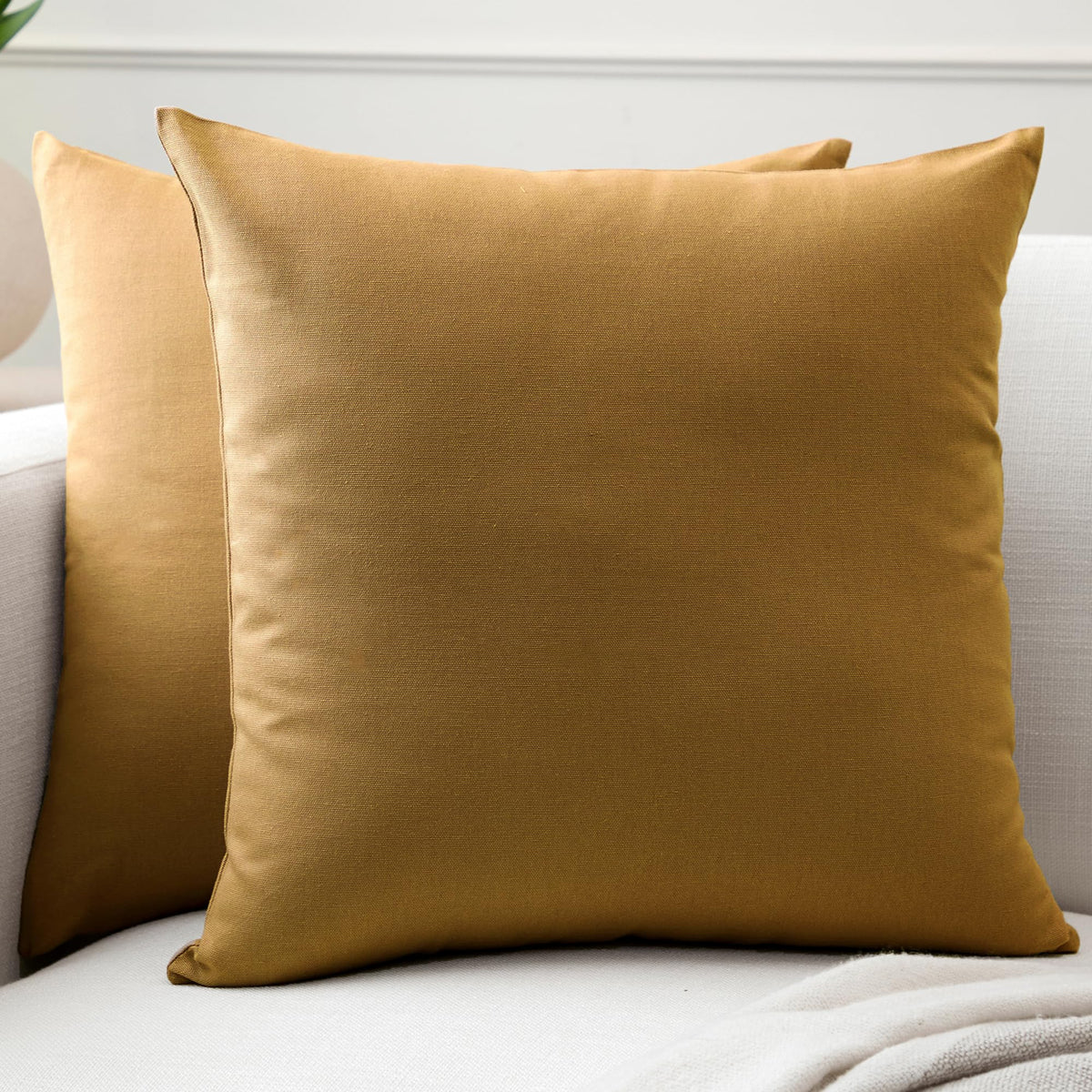 Encasa Xo Cushion Covers, No Inserts, Cotton Throw Pillow Cases