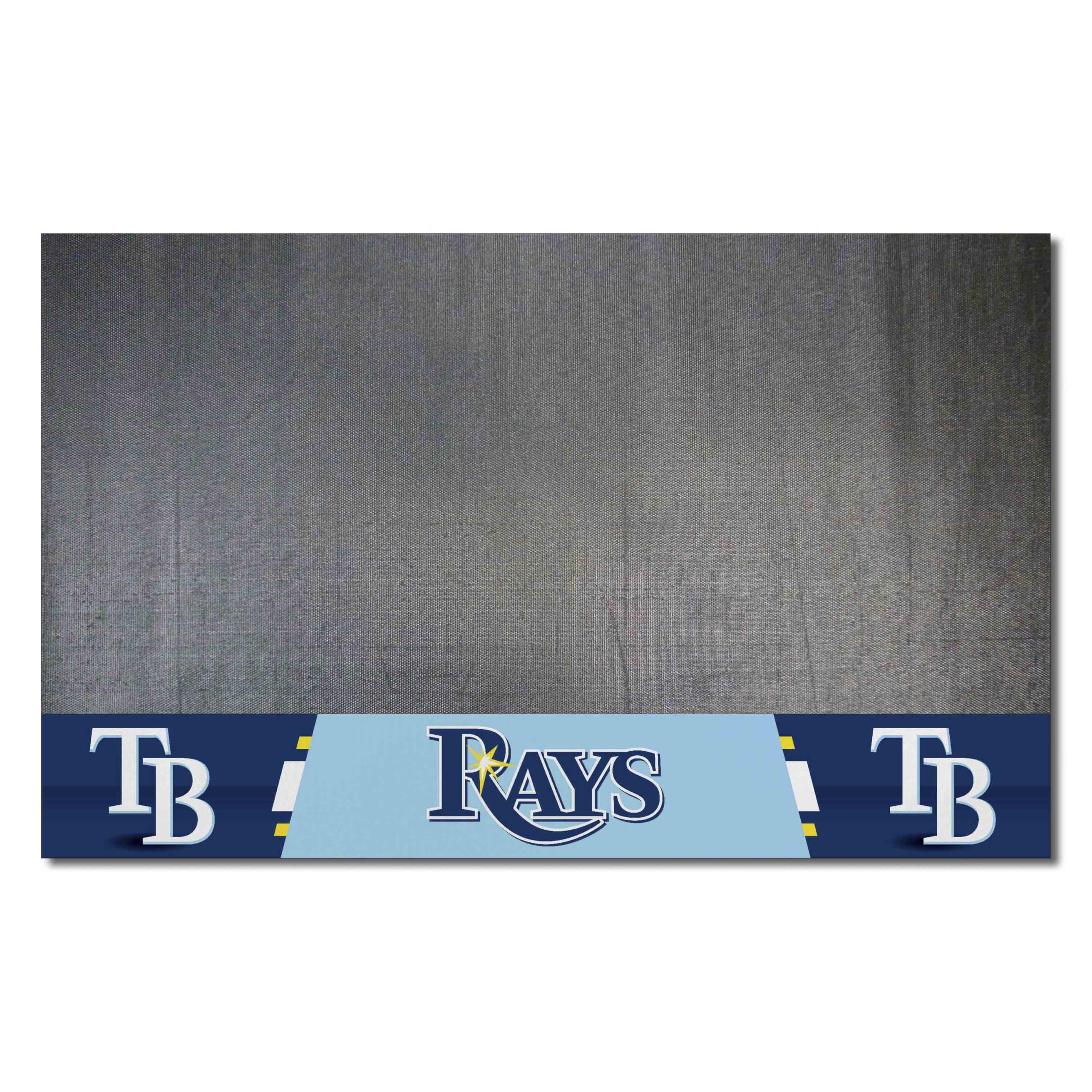Fanmats 12170 MLB Tampa Bay Rays Vinyl Grill Mat