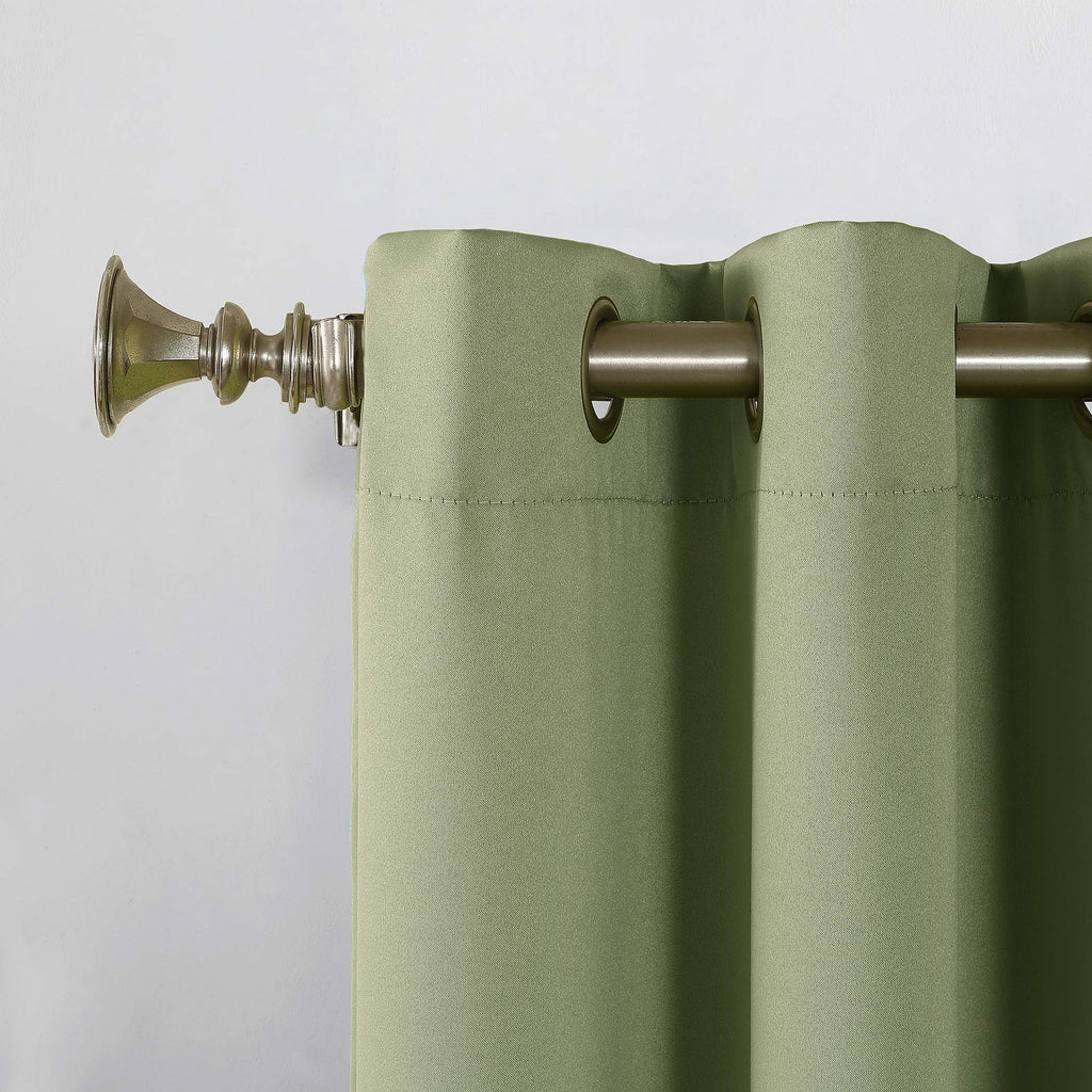 Sun Zero Becca Energy Efficient Grommet Curtain Panel, 40'' X 63'', Sage Green