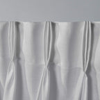 Exclusive Home Loha Light Filtering Pinch Pleat Curtain Panel Pair, 84'' Length, Winter White