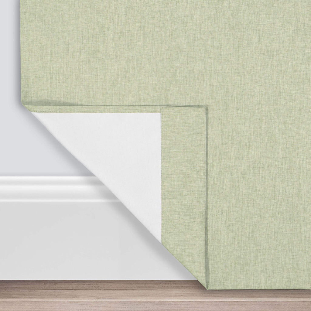 Eclipse Gabriella Grommet Top Curtains For Bedroom, Single Panel, 40'' X 84'', Sage
