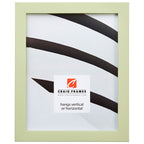 Craig Frames Confetti, Modern Light Green Picture Frame, 12 x 36 Inch