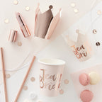 Ginger Ray Hen Party Rose Gold Team Bride Photo Booth Props Alternative Game - Team Bride