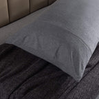 Household 100% Jersey Cotton Pillowcase 20   X54   -Light Weight, Comfortable, Super Soft Pillow Case With Envelope Closure Extr