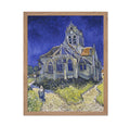 Poster Master Vintage Van Gogh Poster - Retro Impressionism Print - Gift for Artist, Painter - Church at Auvers, Classic - Wall 
