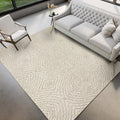 Dalyn Rugs Brisbane Br3 Geometric Chain Links Ivory 5' X 7'6"