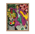 Poster Master Vintage Henri Matisse Poster - Retro Woman in Purple Robe Print - Woman Portrait Art - Aesthetic Gift for Her, Gir