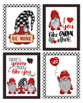 Valentines Day Art Print Wall Art Sets (Gnome Set)