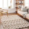 Livabliss Hapsburg Moroccan Shag Area Rug,710 x 103,Medium Brown