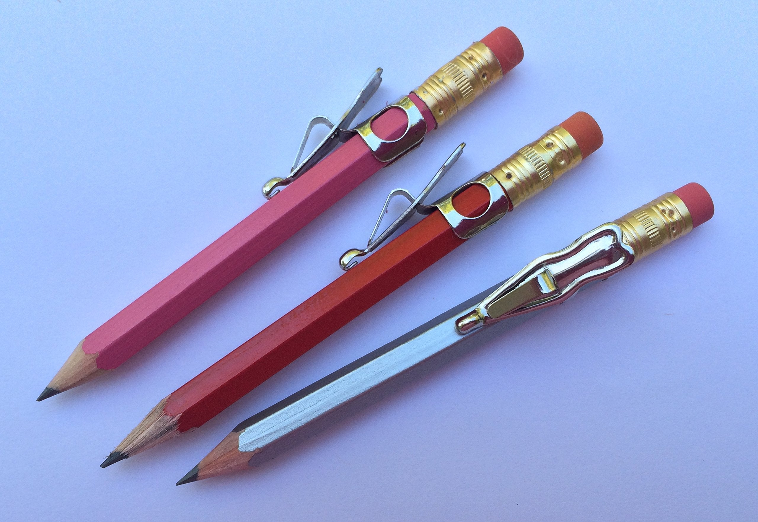 Pencil Clips - Quantity 10 Dclips - Slide On Pocket Clips