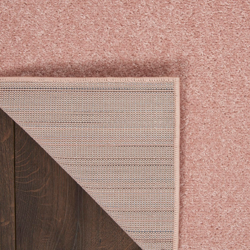 Nourison Essentials Solid Contemporary Pink, Runner Rug, 2' X 6'