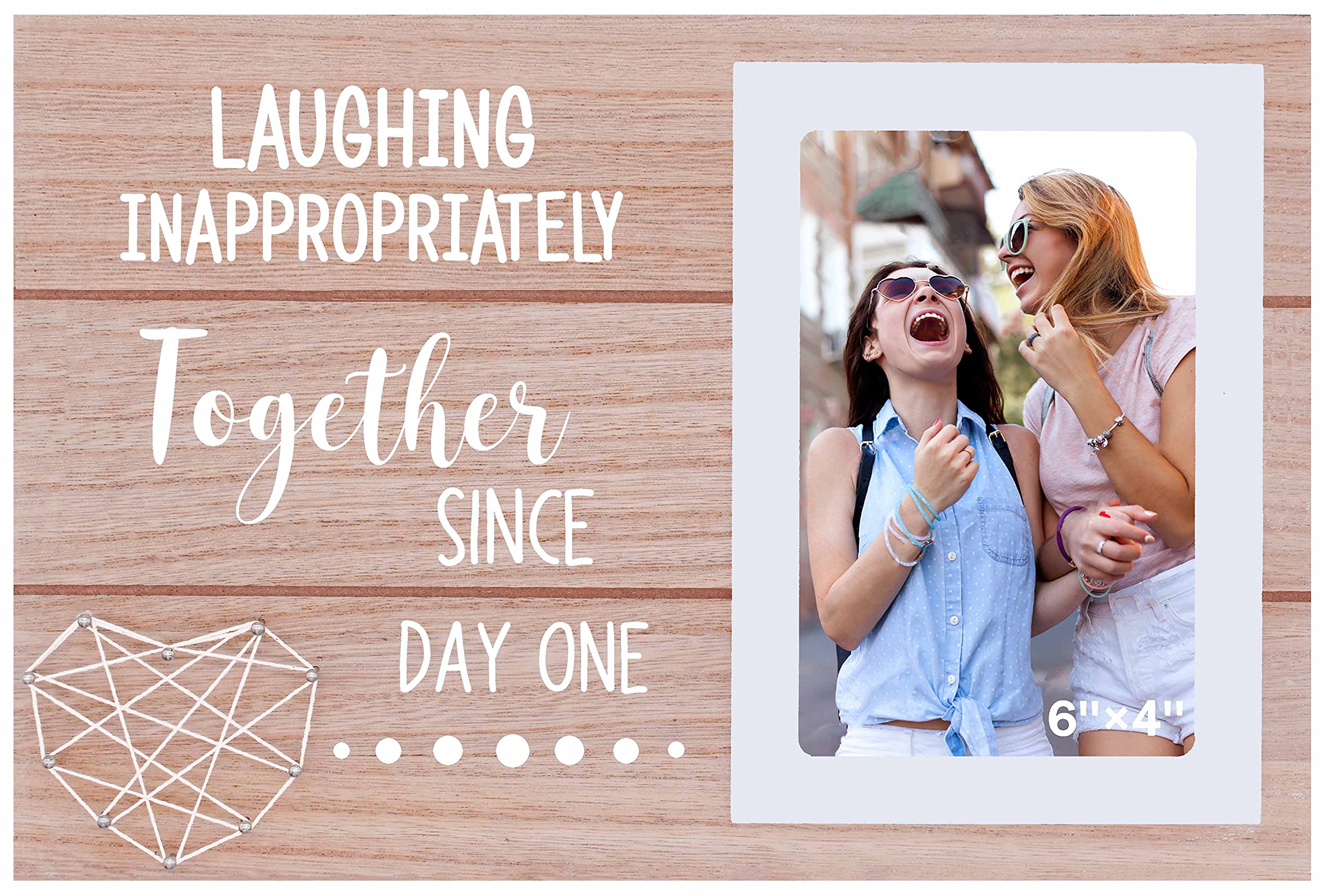 Tourist Memorial Frame-Sister Gift-Friends Gift-Laughing Inappropriately Since Day One-Best Friend Gift-Long Distance Friendship